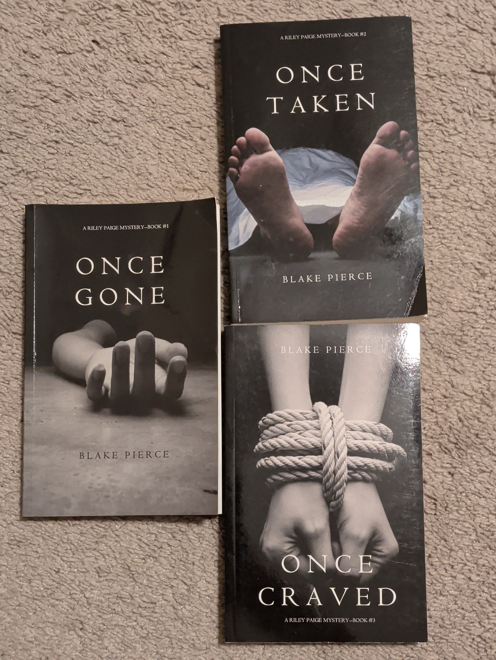 Once Taken / Once Craved / Once Gone - Blake Pierce (Set of 3)